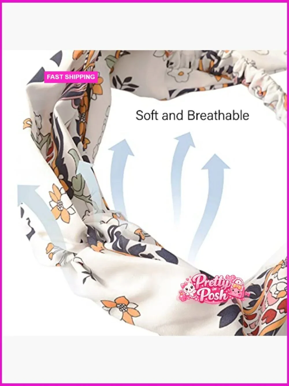 Chiffon Criss Cross Head Wraps, Twist Knotted Hairbands for Thick Hair